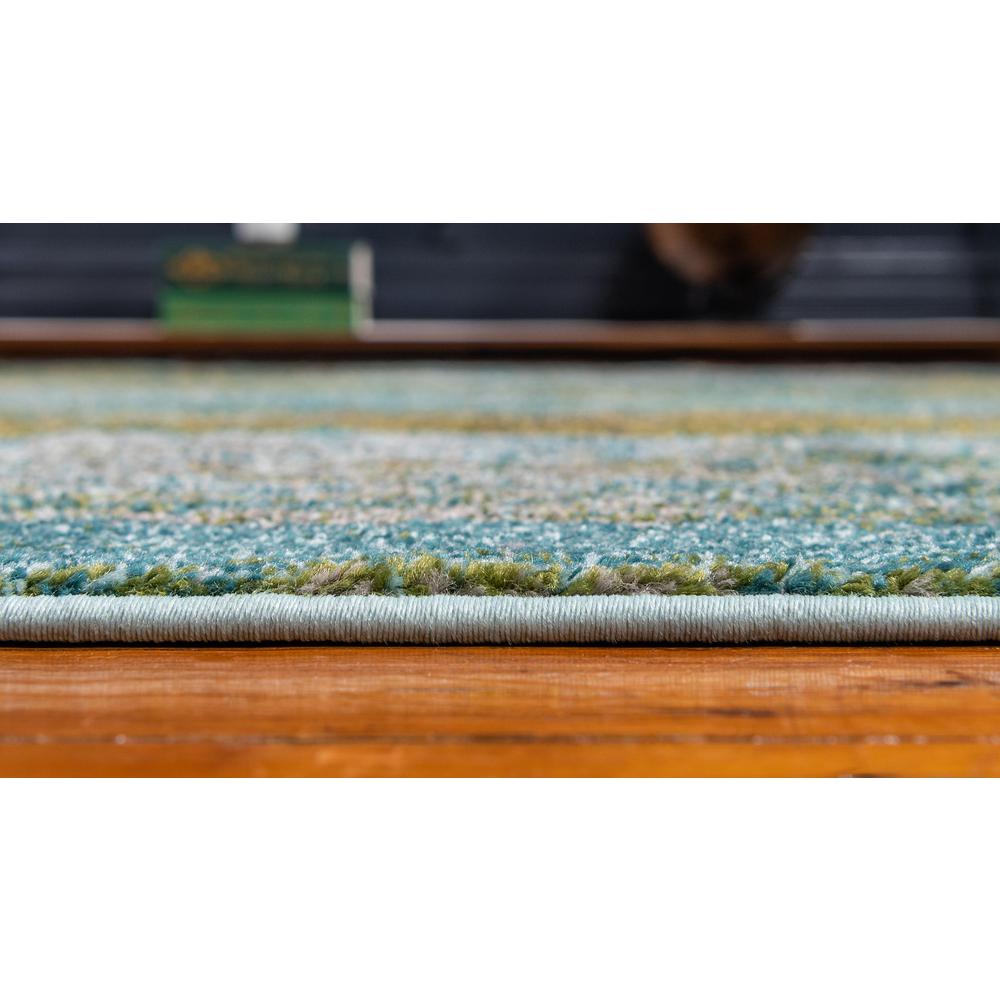 Lilly Jardin Rug, Turquoise (10' 0 x 13' 0). Picture 5
