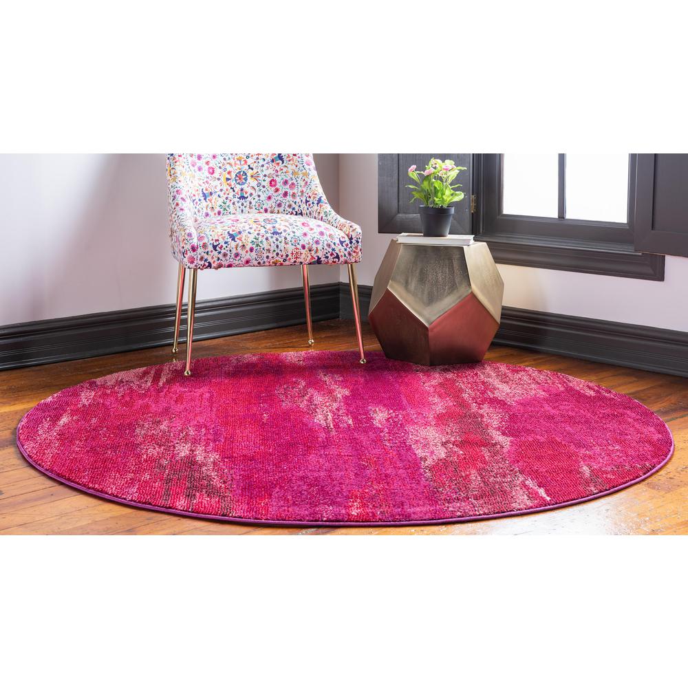 Lilly Jardin Rug, Pink (6' 0 x 6' 0). Picture 3