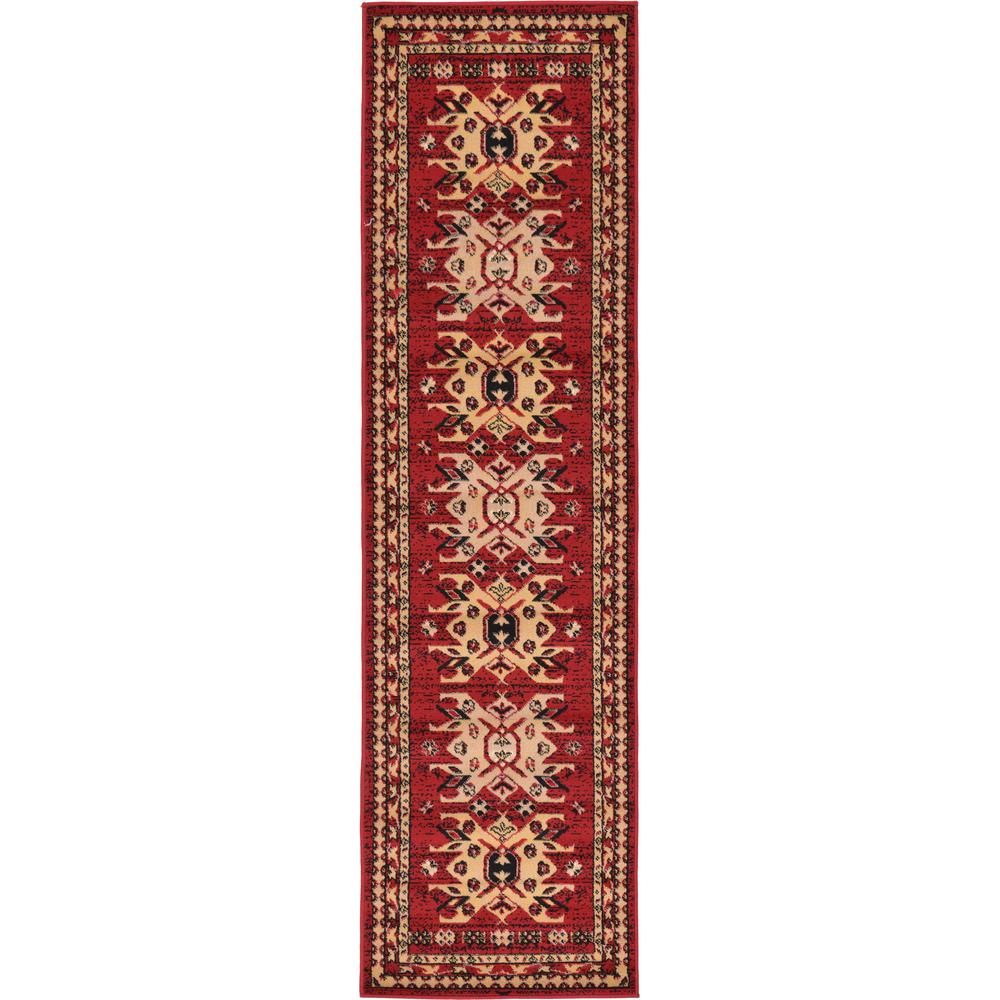 Taftan Oasis Rug, Red (2' 2 x 8' 2). Picture 2