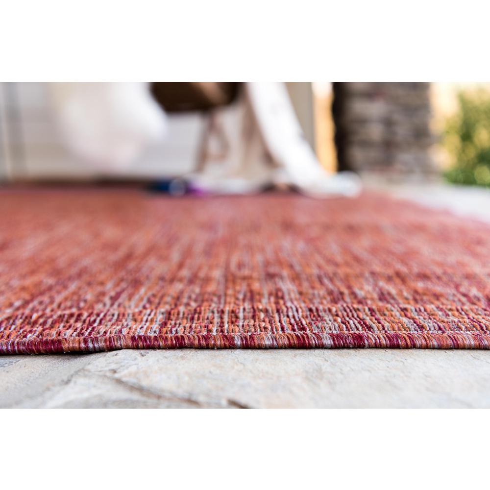 Outdoor Solid Rug, Rust Red (5' 0 x 8' 0). Picture 3