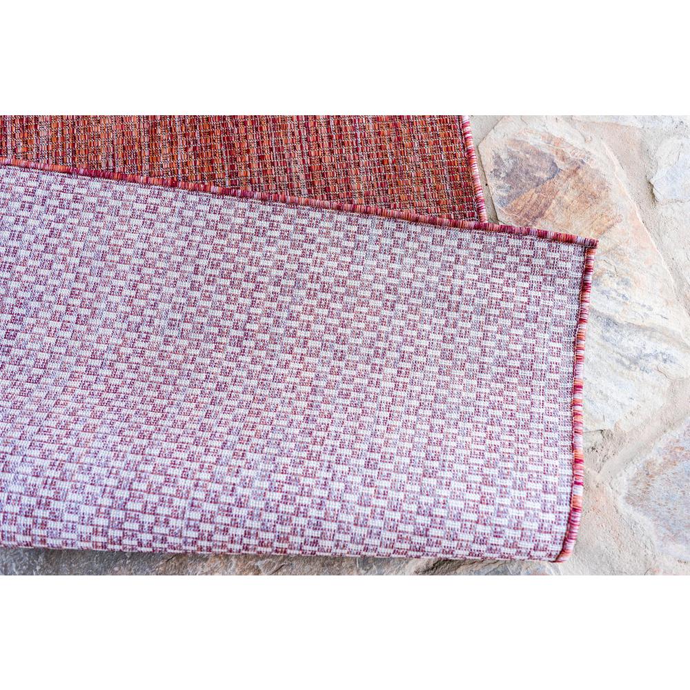 Outdoor Solid Rug, Rust Red (5' 0 x 8' 0). Picture 6