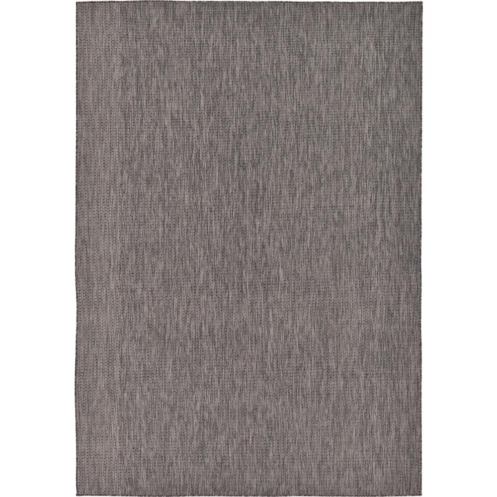 Outdoor Solid Rug, Black (8' 0 x 11' 4). Picture 3