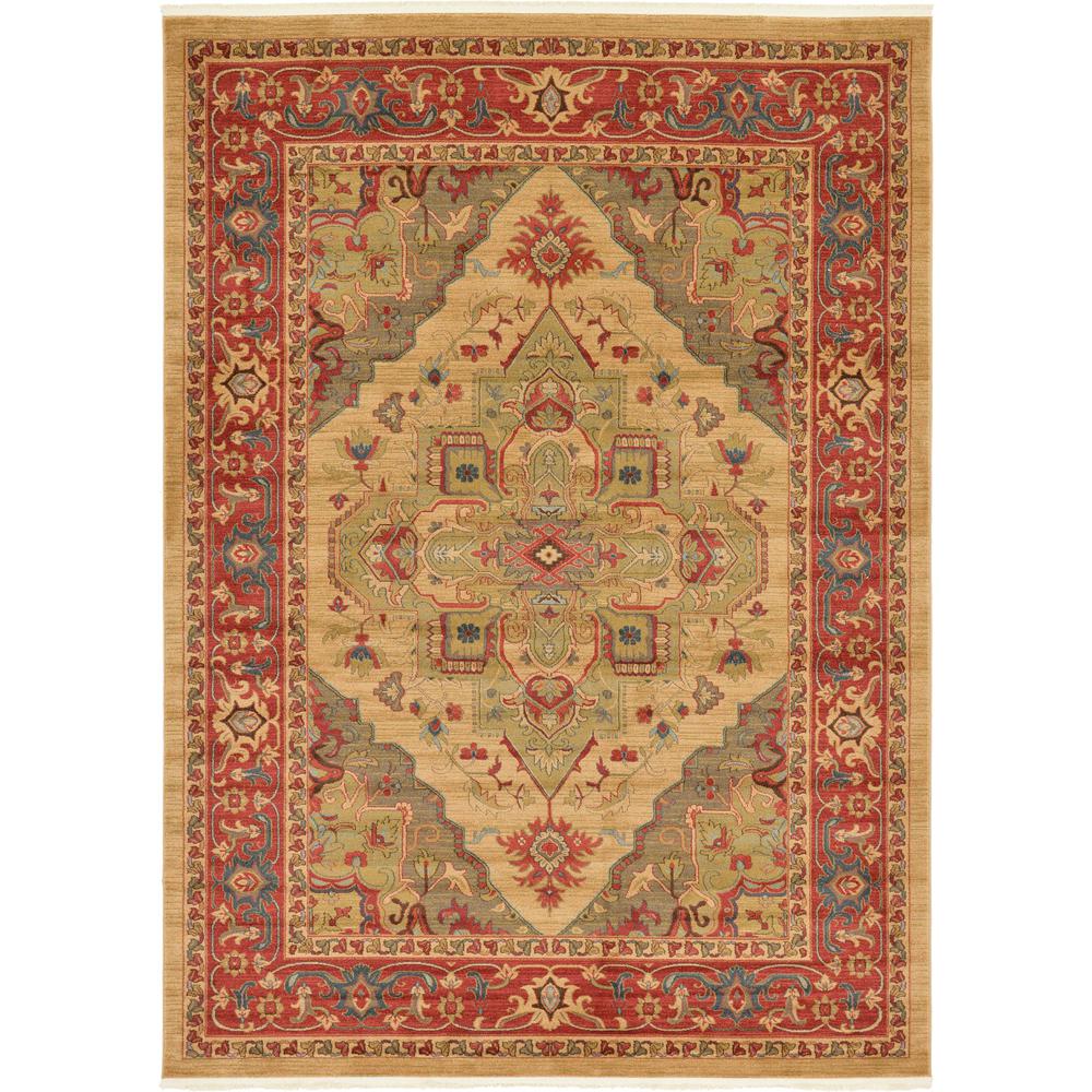 Arsaces Sahand Rug, Tan (8' 2 x 11' 0). Picture 2