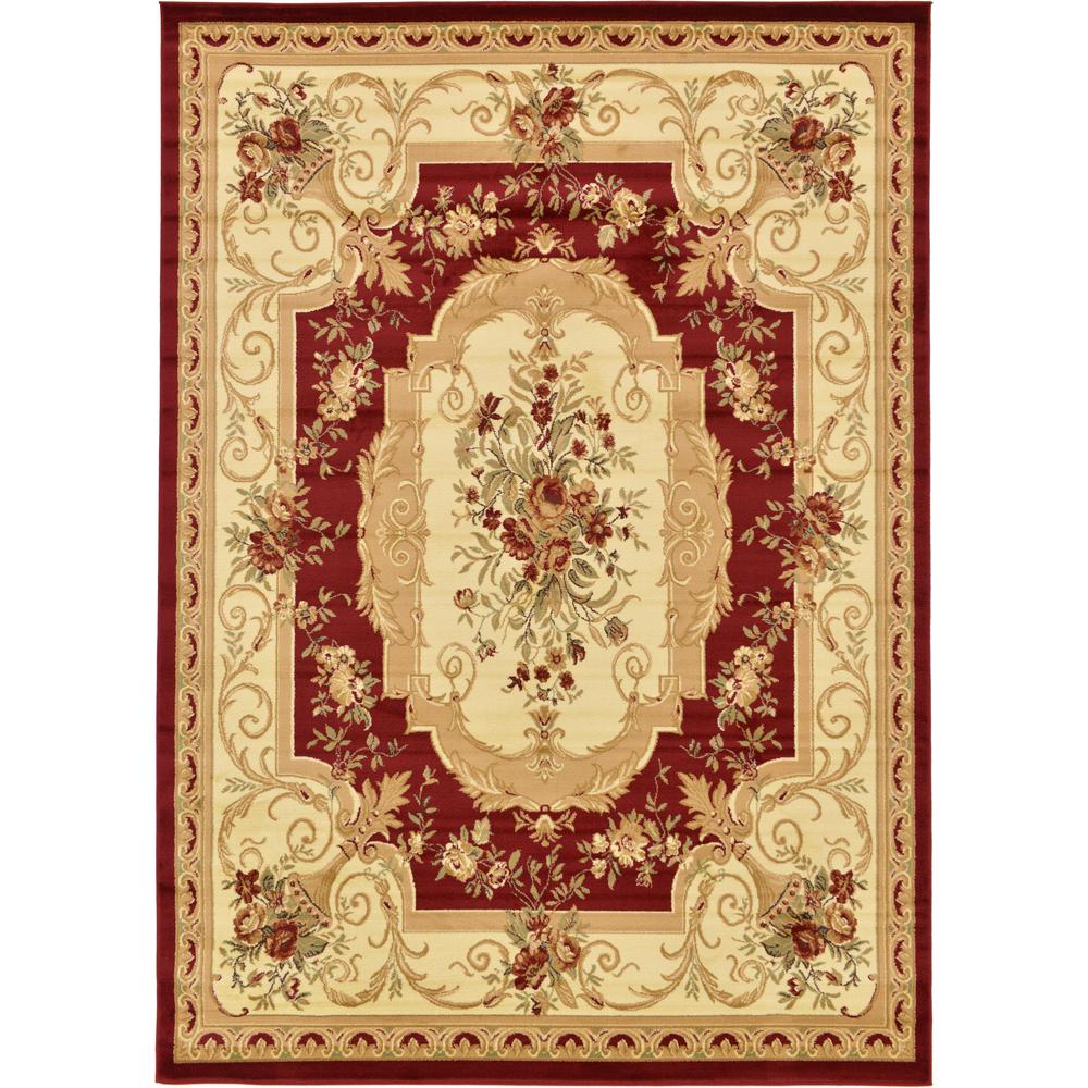 Henry Versailles Rug, Burgundy (8' 0 x 11' 4). Picture 4