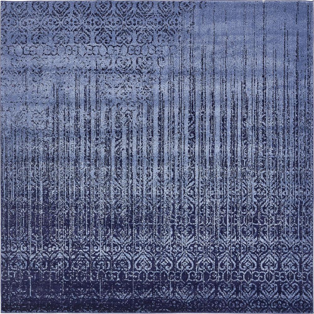 Jennifer Del Mar Rug, Blue (8' 0 x 8' 0). Picture 2