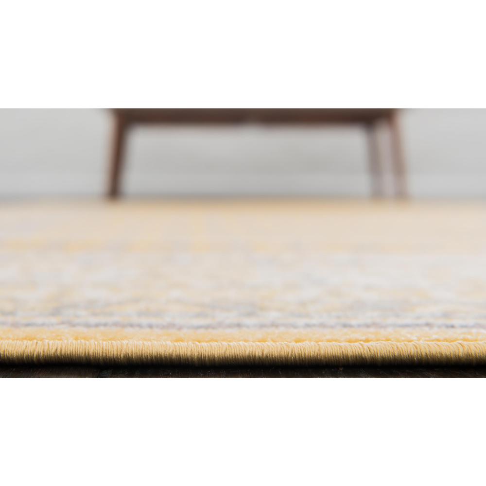 Allover Williamsburg Rug, Yellow (5' 0 x 8' 0). Picture 5