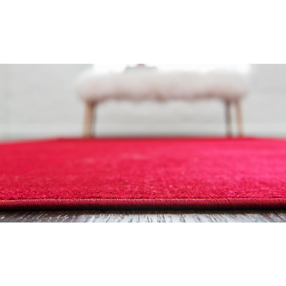 Solid Williamsburg Rug, Red (5' 0 x 8' 0). Picture 5
