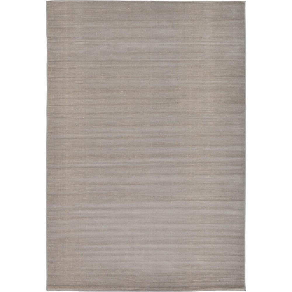 Solid Williamsburg Rug, Gray (6' 0 x 9' 0). Picture 2