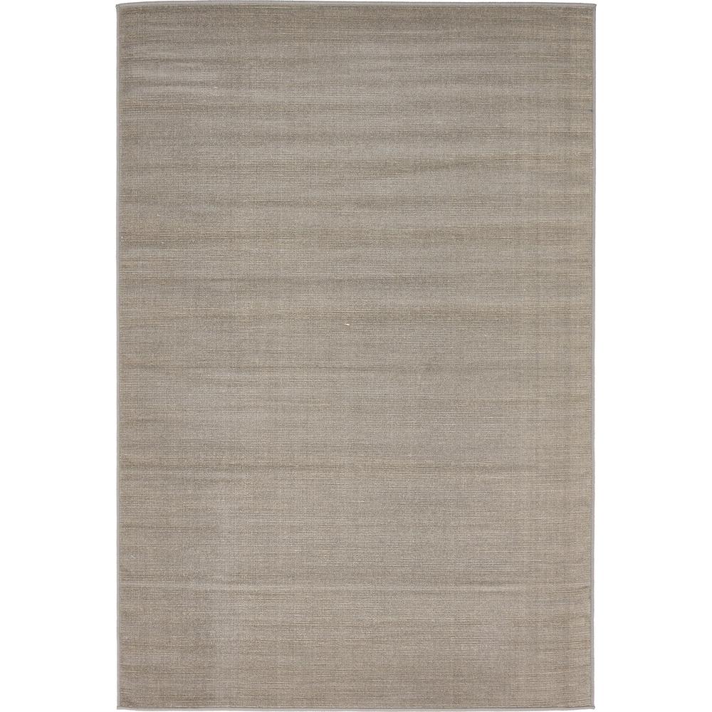 Solid Williamsburg Rug, Gray (4' 0 x 6' 0). Picture 2