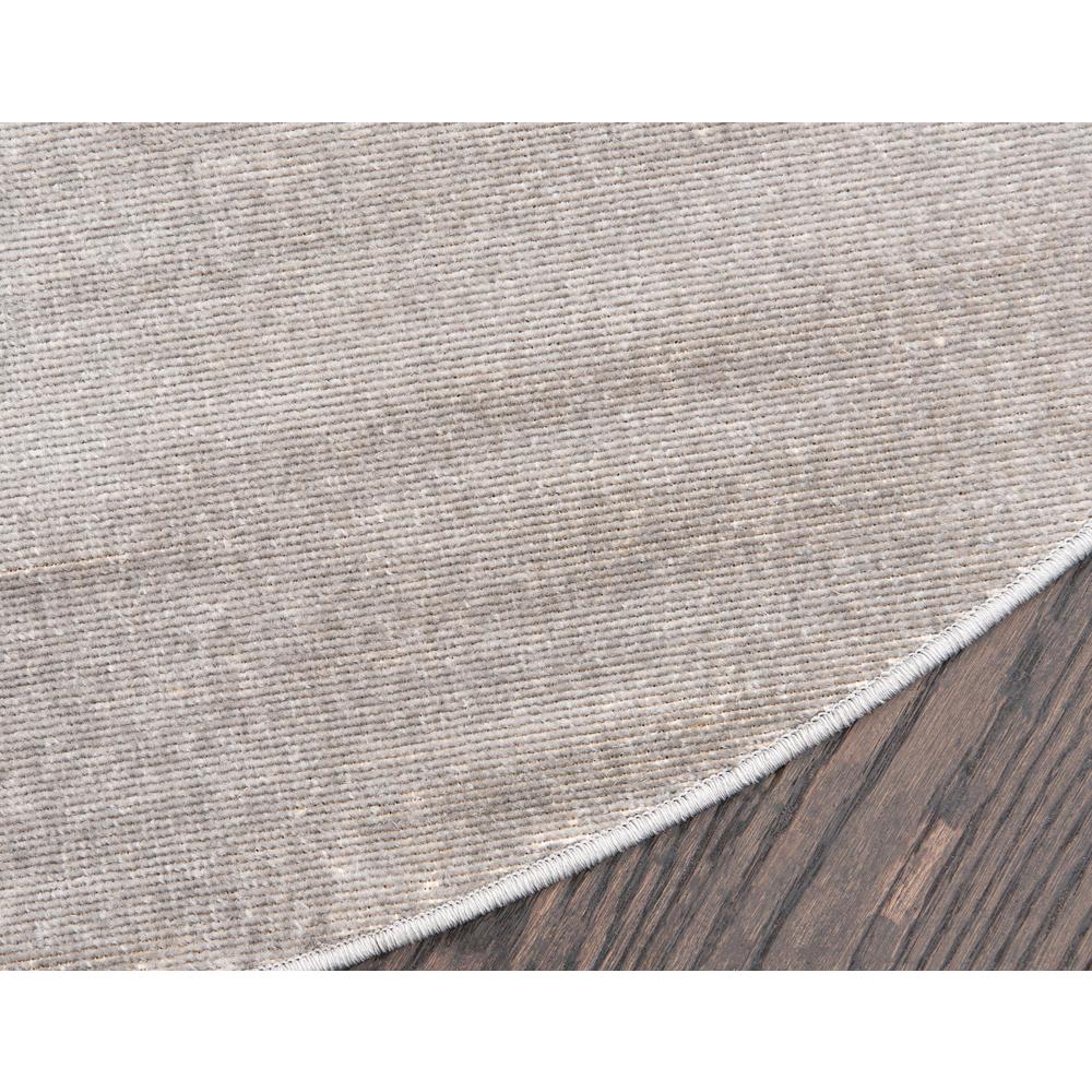 Solid Williamsburg Rug, Gray (5' 0 x 5' 0). Picture 5