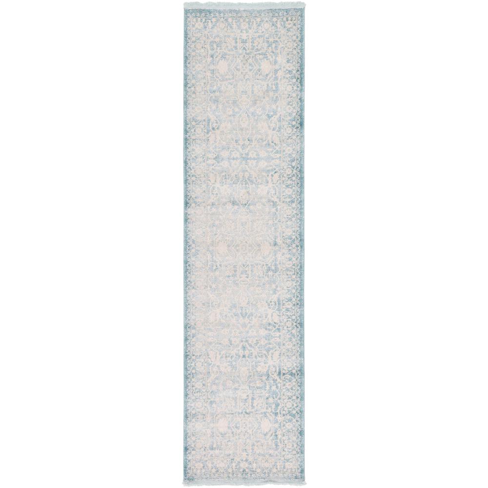 Olympia New Classical Rug, Blue (2' 7 x 10' 0). Picture 2