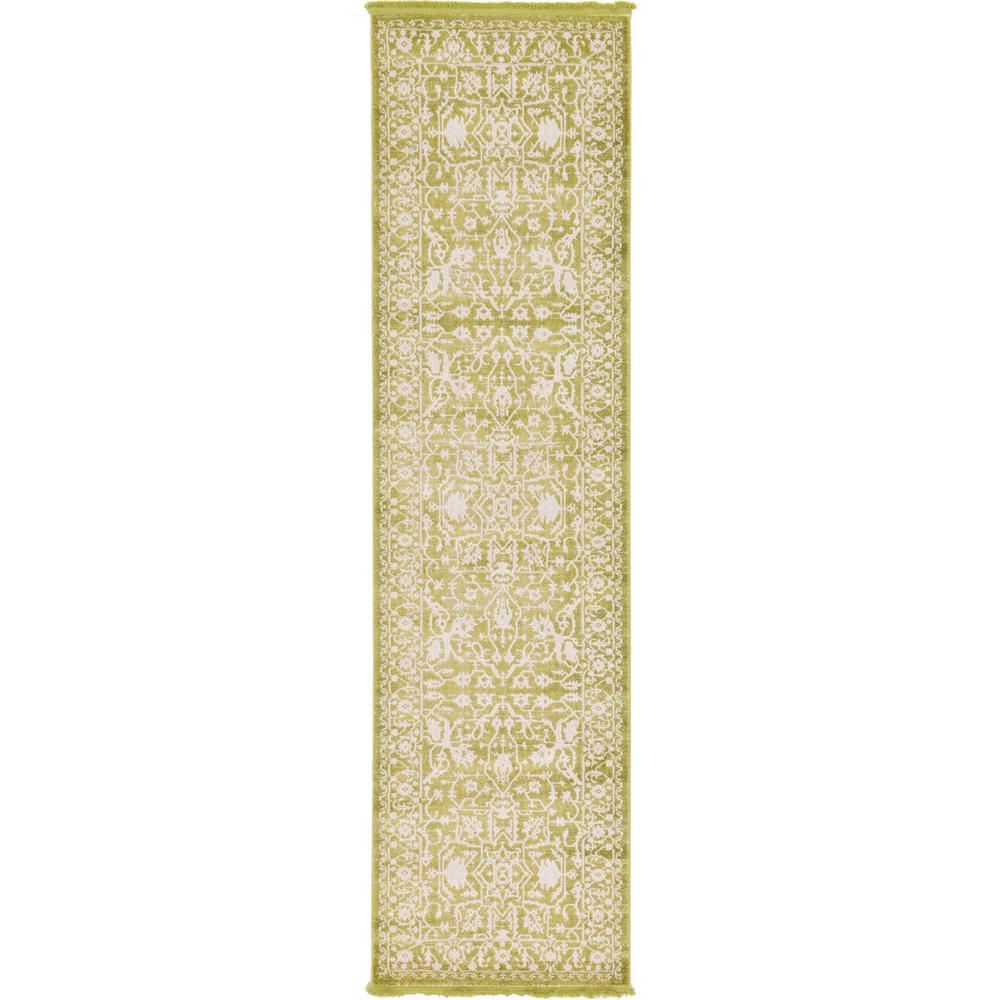 Olympia New Classical Rug, Light Green (2' 7 x 10' 0). Picture 2