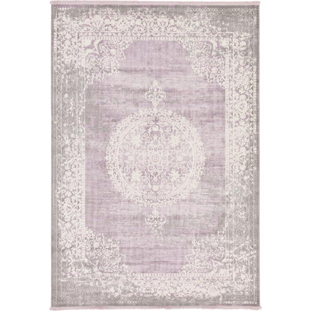 Olwen New Classical Rug, Purple (7' 0 x 10' 0). Picture 2