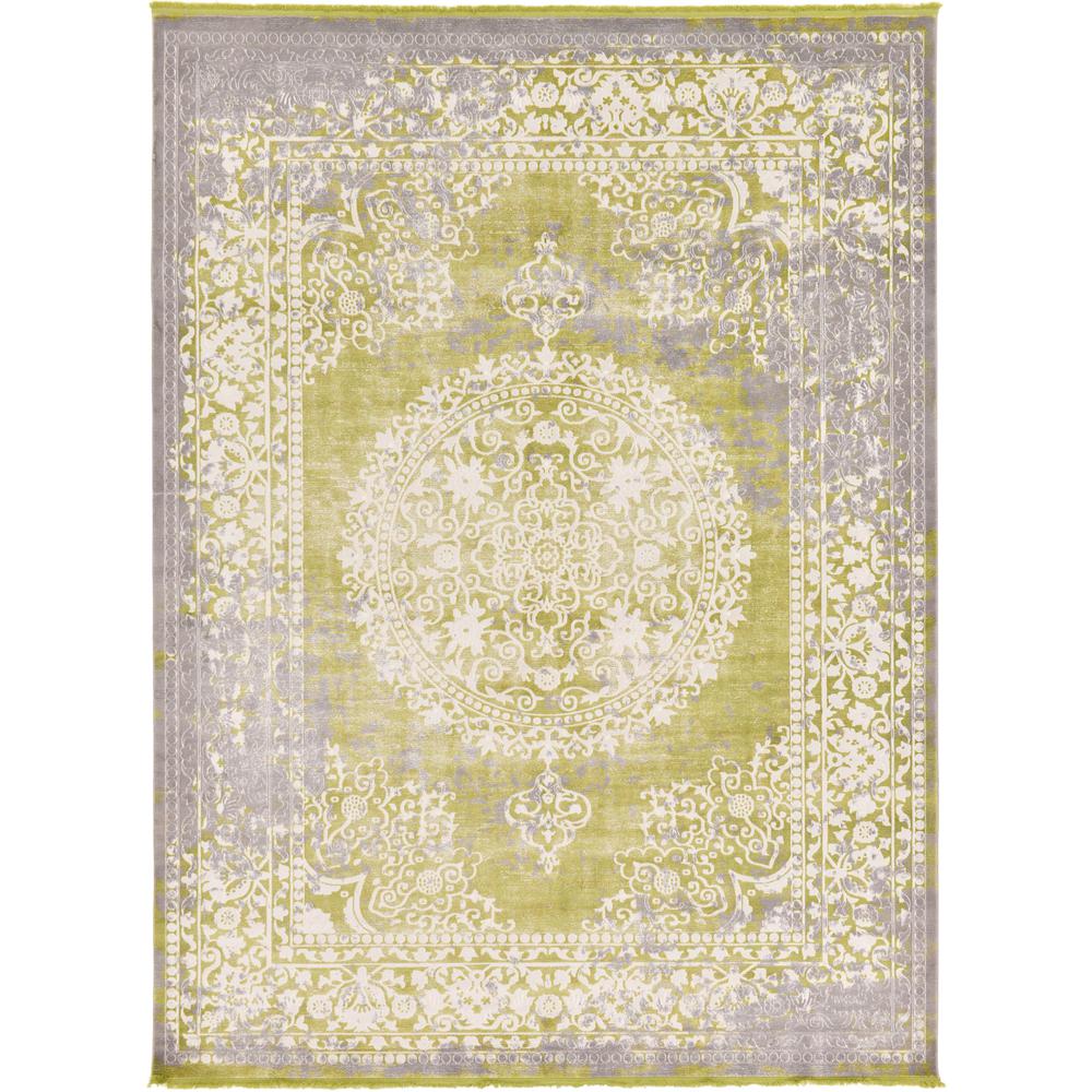 Olwen New Classical Rug, Light Green (9' 0 x 12' 0). Picture 2