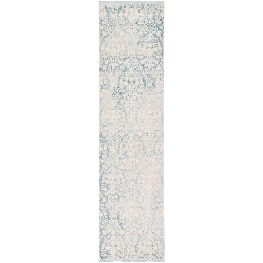 Tyche New Classical Rug, Light Blue (2' 7 x 10' 0). Picture 2