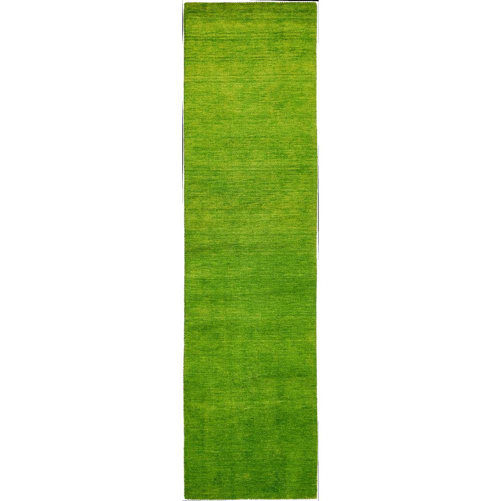 Solid Gava Rug, Green (2' 7 x 11' 6). Picture 2