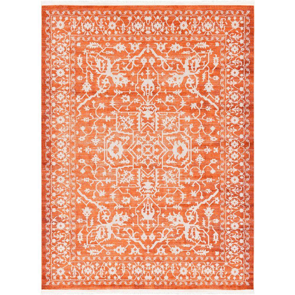 Olympia New Classical Rug, Terracotta (9' 0 x 12' 0). Picture 2