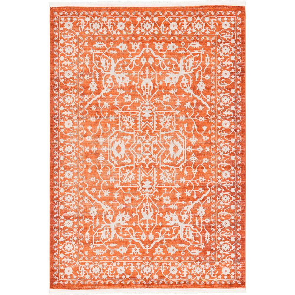 Olympia New Classical Rug, Terracotta (7' 0 x 10' 0). Picture 2