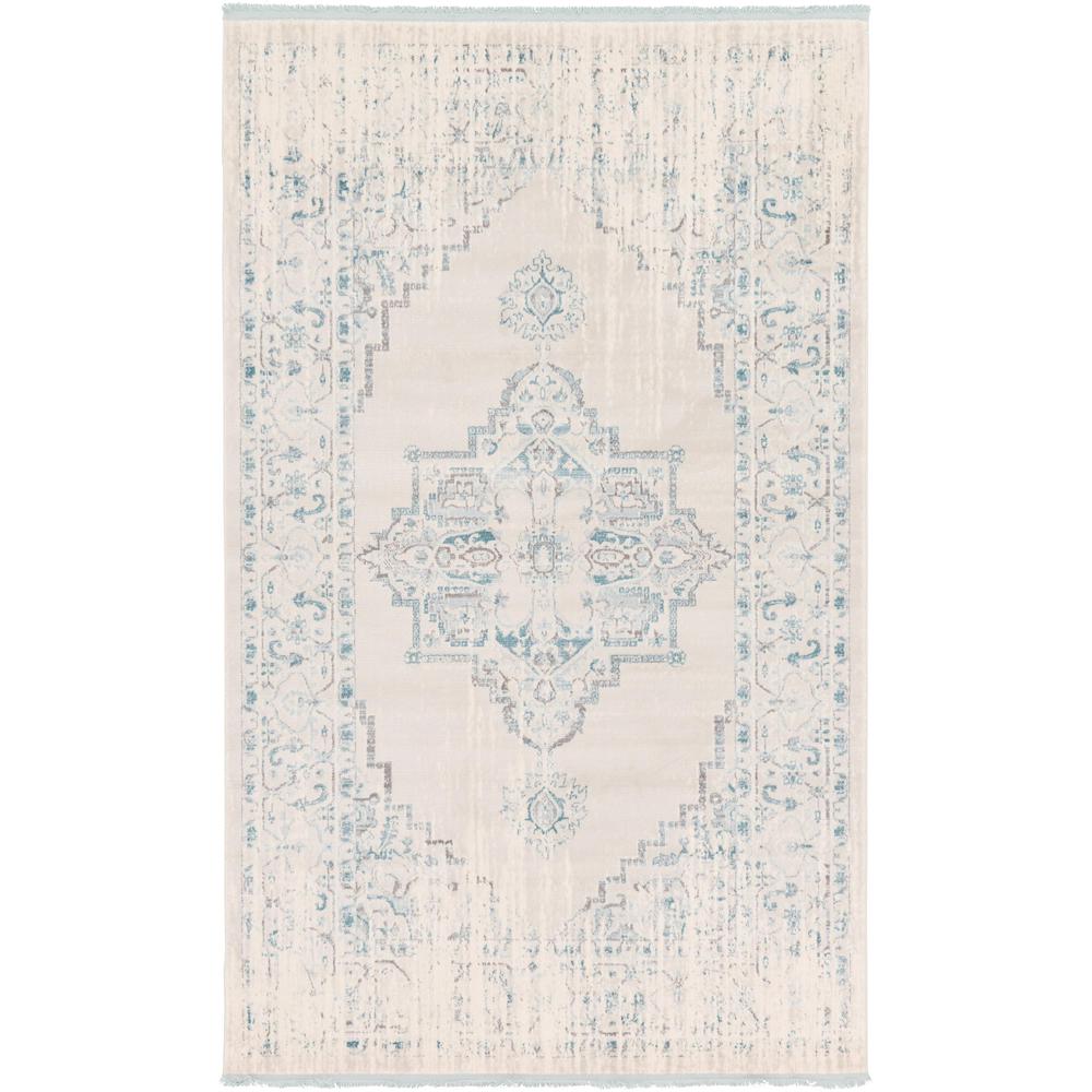 Attiki New Classical Rug, Ivory (5' 0 x 8' 0). Picture 2