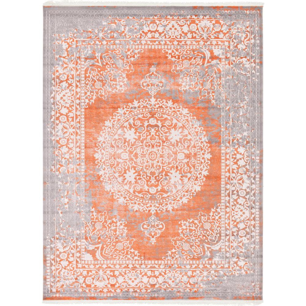 Olwen New Classical Rug, Terracotta (9' 0 x 12' 0). Picture 2