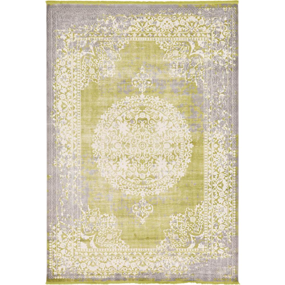 Olwen New Classical Rug, Light Green (8' 0 x 11' 4). Picture 2