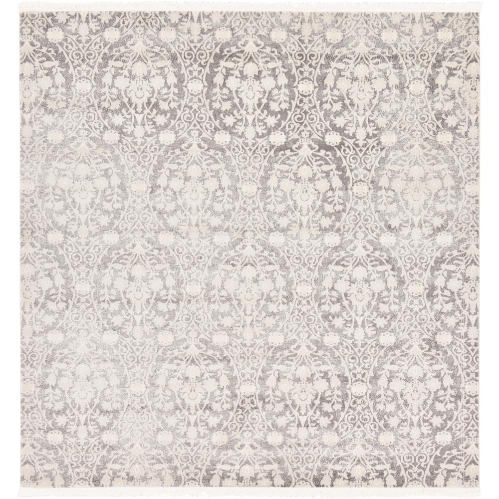 Tyche New Classical Rug, Gray (8' 0 x 8' 0). Picture 2