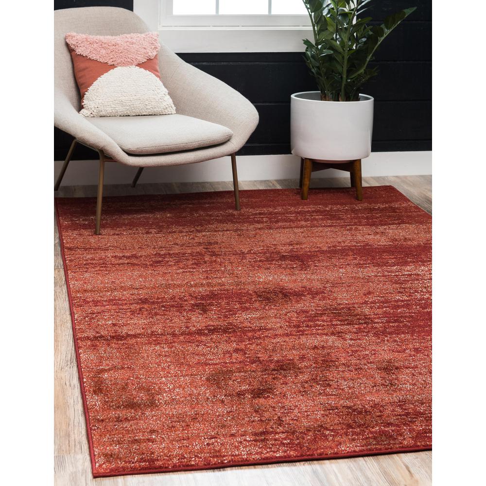 Lucille Del Mar Rug, Terracotta (5' 0 x 8' 0). Picture 2