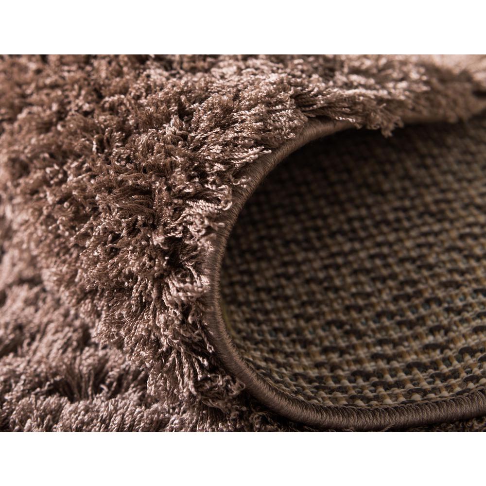 Studio Solid Shag Rug, Brown (2' 0 x 6' 7). Picture 6