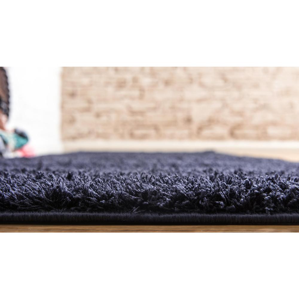 Studio Solid Shag Rug, Midnight Blue (2' 0 x 6' 7). Picture 5