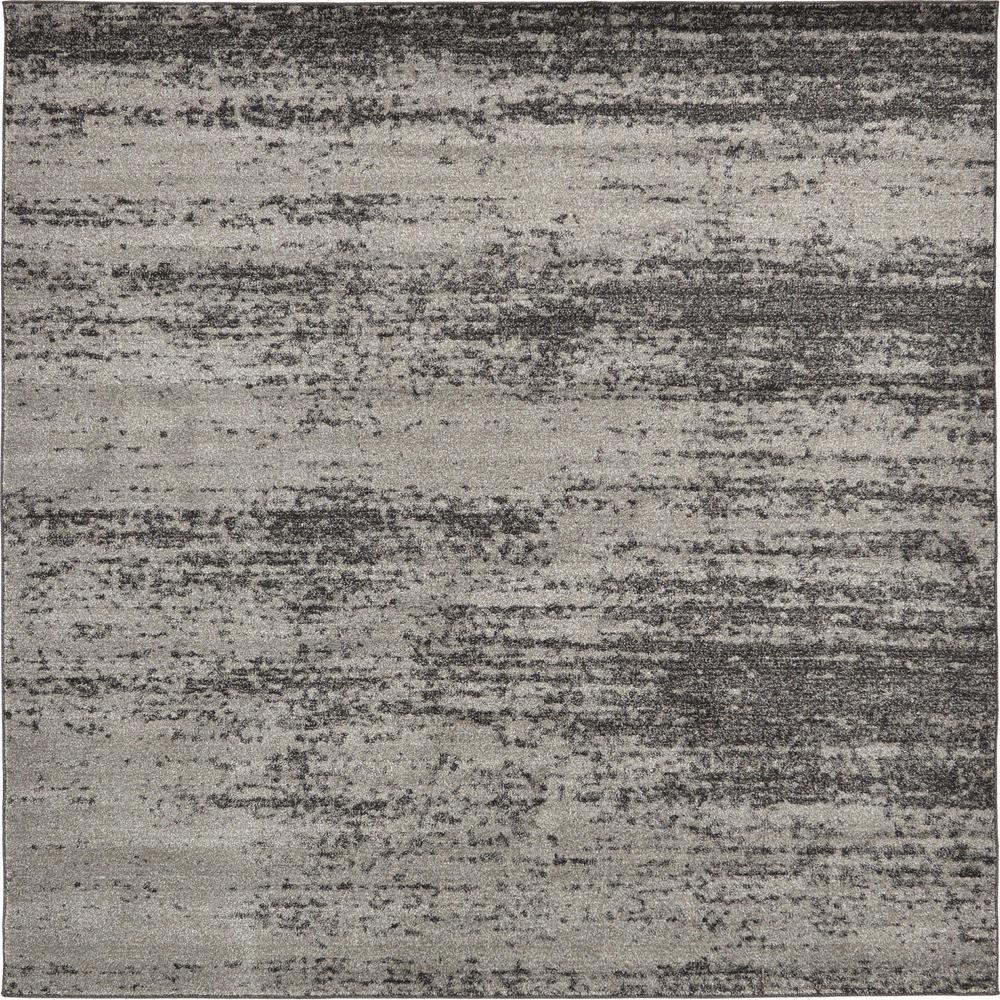 Lucille Del Mar Rug, Dark Gray (8' 0 x 8' 0). Picture 2