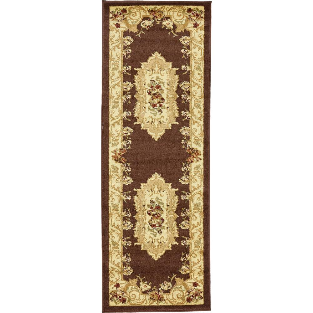 Henry Versailles Rug, Brown (2' 2 x 6' 0). Picture 2
