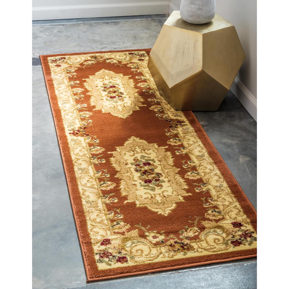 Henry Versailles Rug, Terracotta (2' 2 x 6' 0). Picture 2