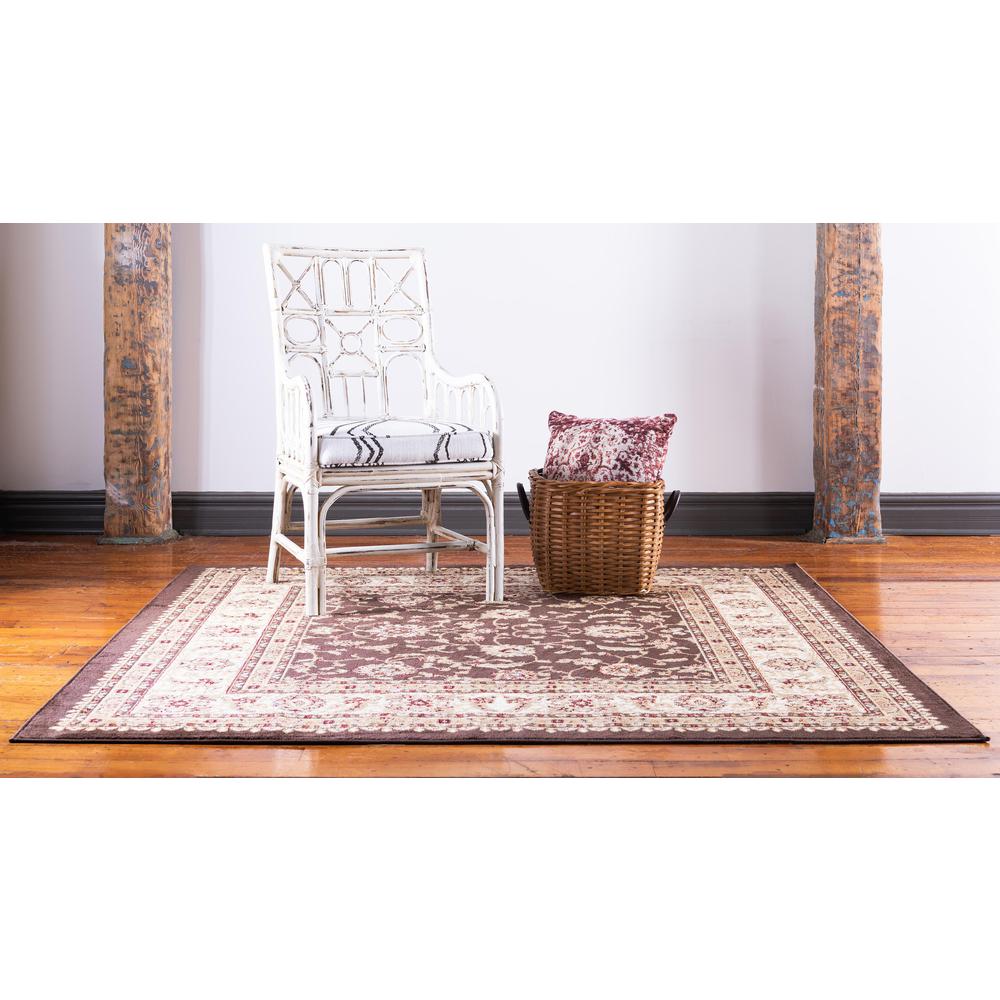 St. Louis Voyage Rug, Brown (10' 0 x 10' 0). Picture 4