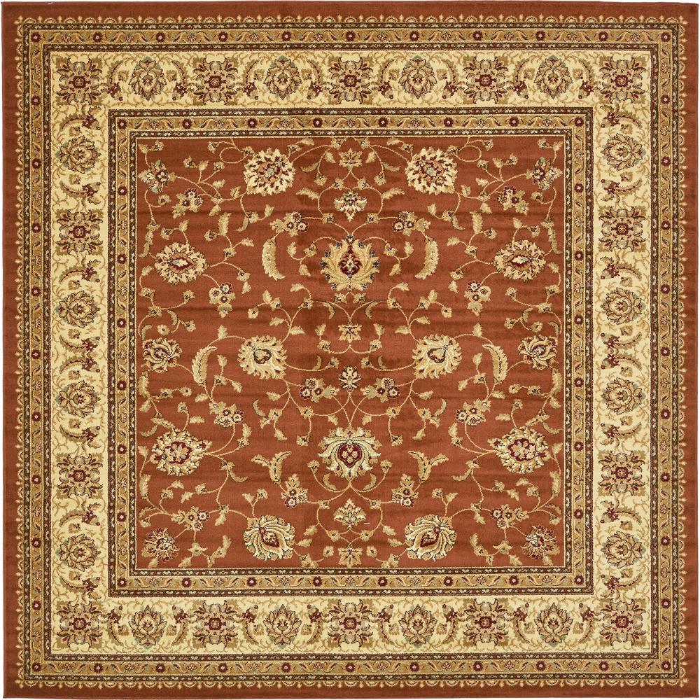 St. Louis Voyage Rug, Terracotta (10' 0 x 10' 0). Picture 5