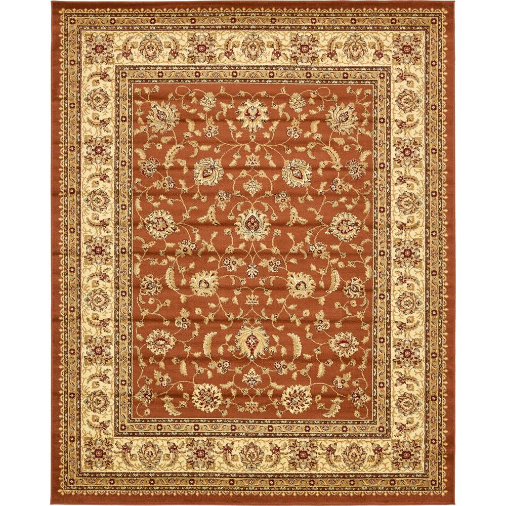 St. Louis Voyage Rug, Terracotta (8' 0 x 10' 0). Picture 2