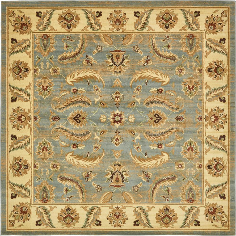 Hickory Voyage Rug, Light Blue (10' 0 x 10' 0). Picture 2