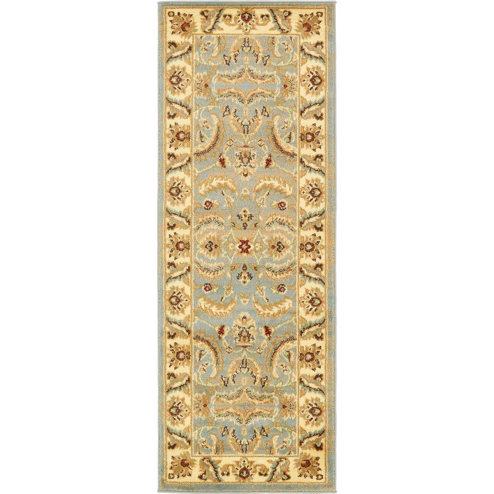Hickory Voyage Rug, Light Blue (2' 2 x 6' 0). Picture 5