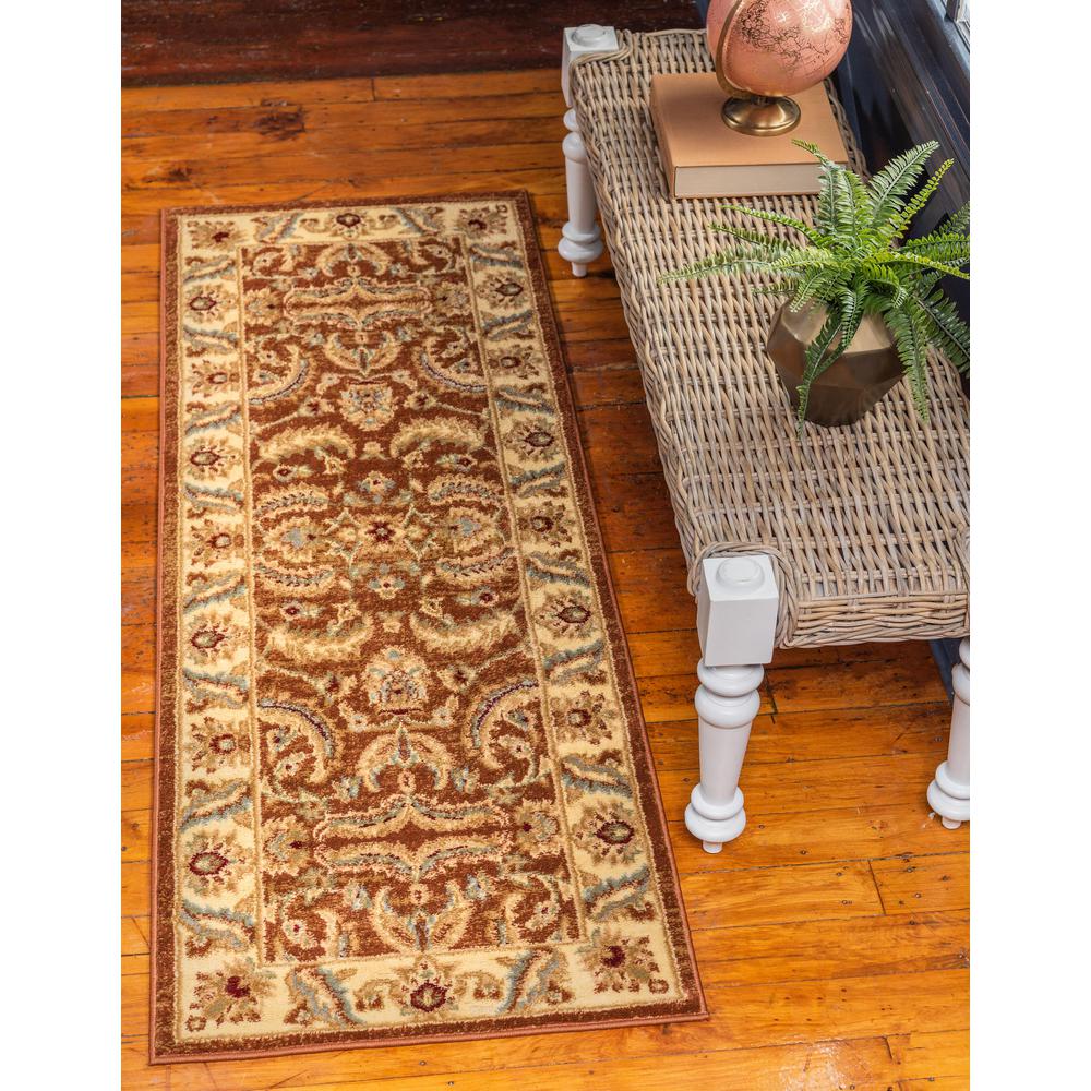 Hickory Voyage Rug, Terracotta (2' 2 x 6' 0). Picture 2