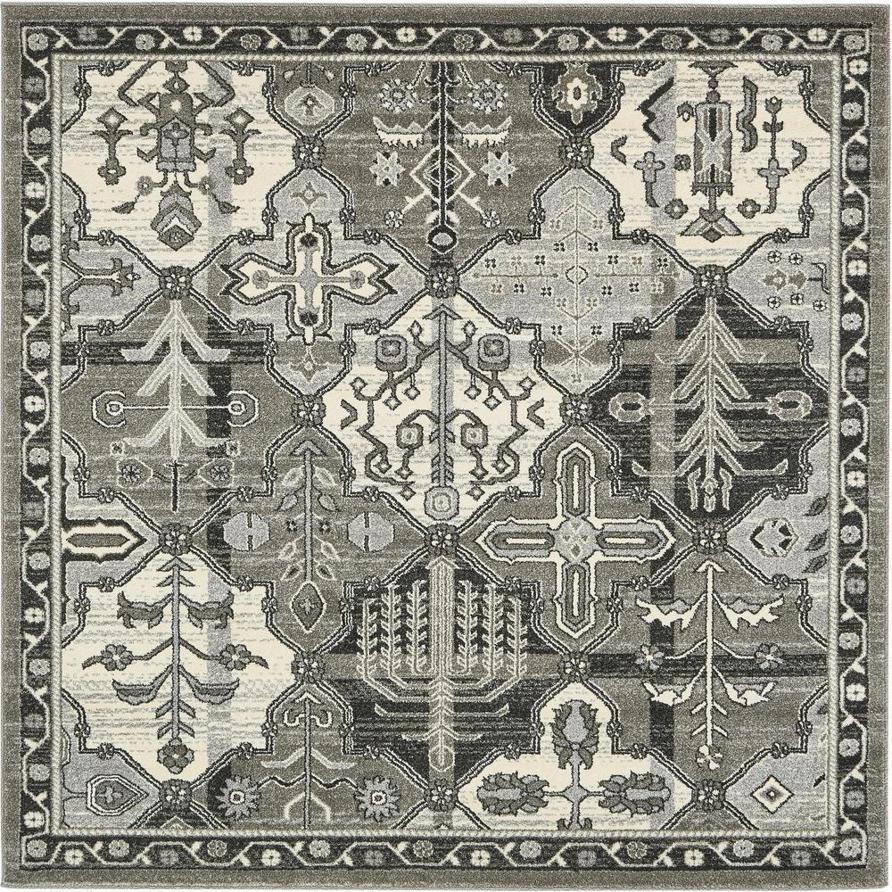 Cathedral La Jolla Rug, Ivory (6' 0 x 6' 0). Picture 2