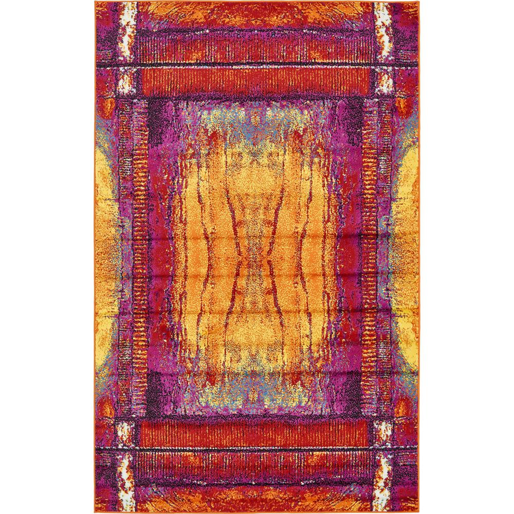 Metro Warmth Rug, Yellow (5' 0 x 8' 0). Picture 6