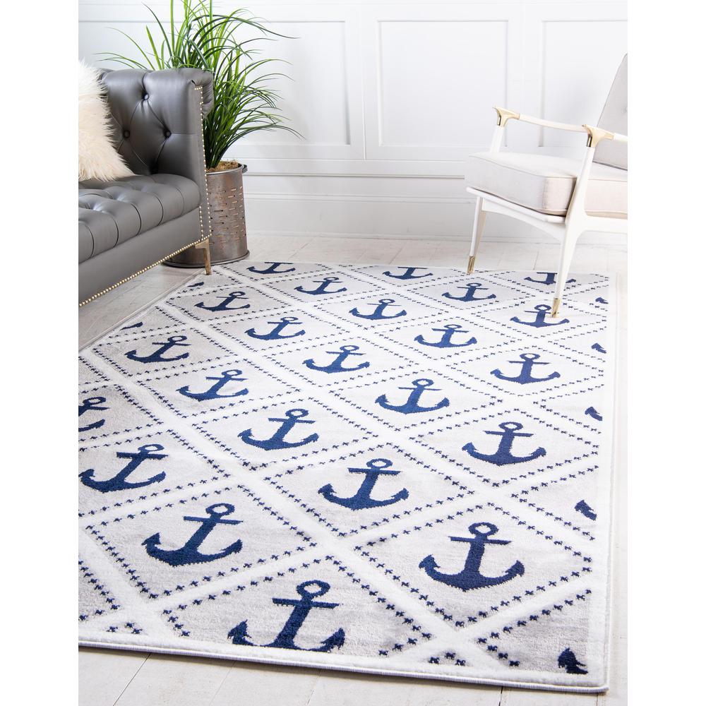 Metro Anchor Rug, Light Gray (9' 0 x 12' 0). Picture 2