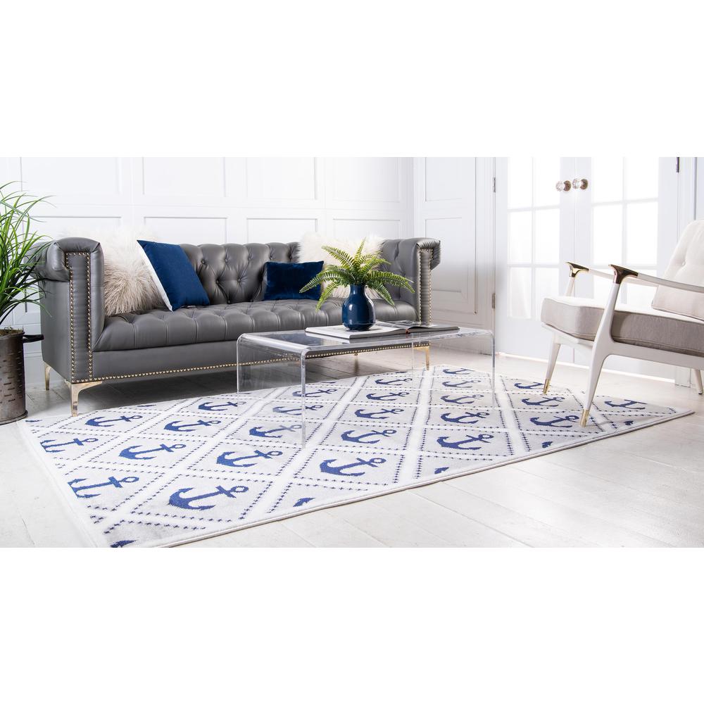 Metro Anchor Rug, Light Gray (9' 0 x 12' 0). Picture 3