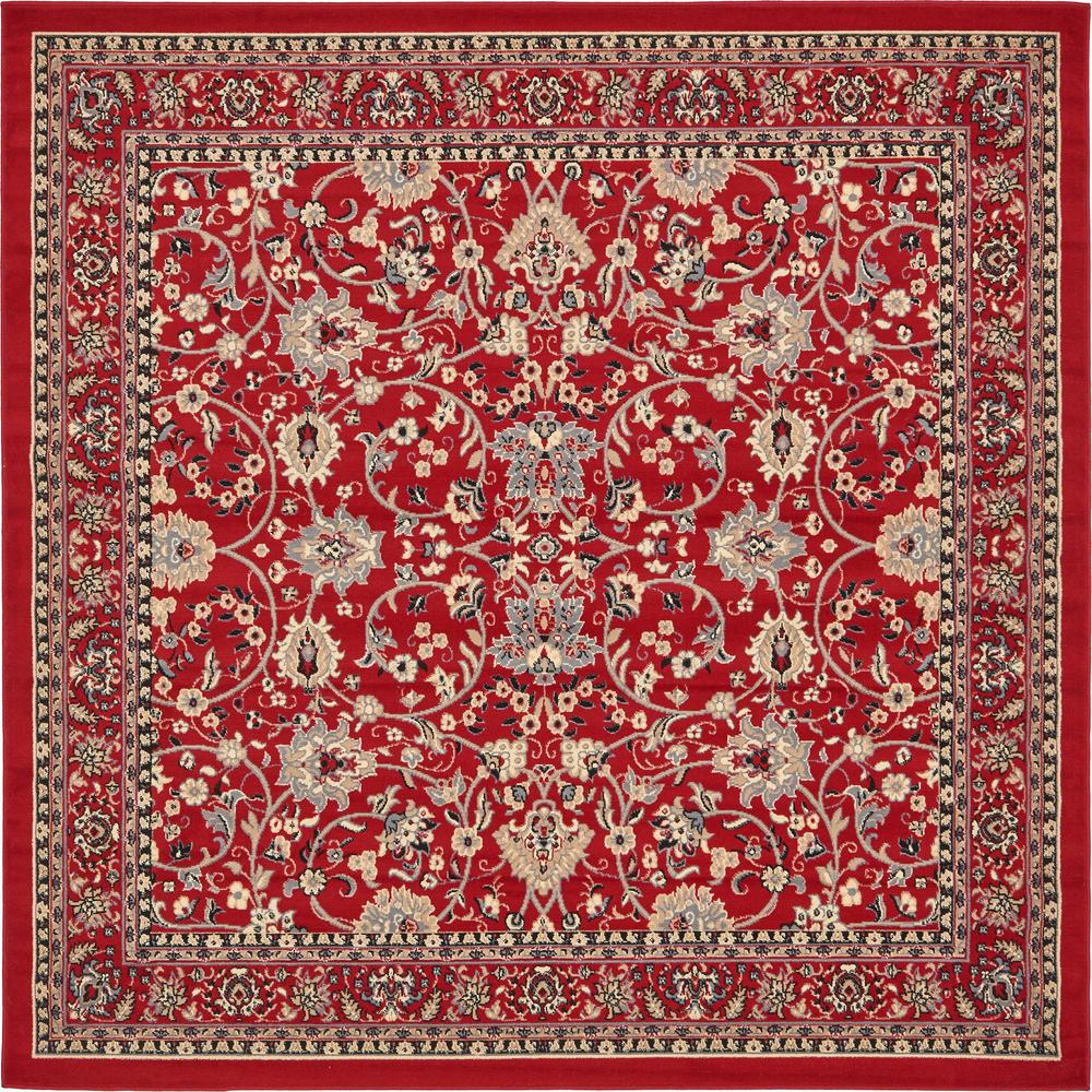 Washington Sialk Hill Rug, Red (8' 0 x 8' 0). Picture 2