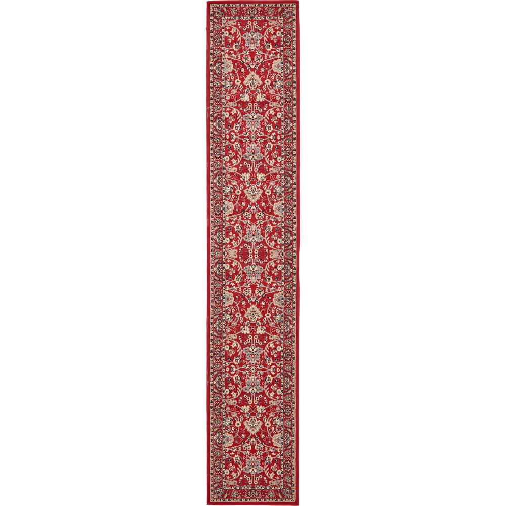 Washington Sialk Hill Rug, Red (3' 0 x 16' 5). Picture 2