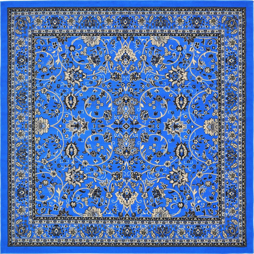 Washington Sialk Hill Rug, Blue (8' 0 x 8' 0). Picture 2