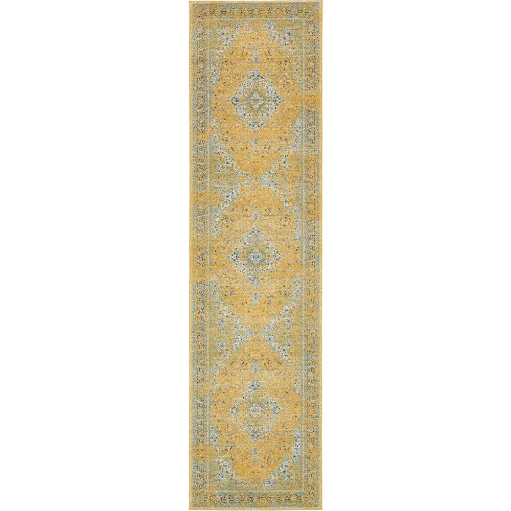 Nicole Tradition Rug, Yellow (2' 7 x 10' 0). Picture 2