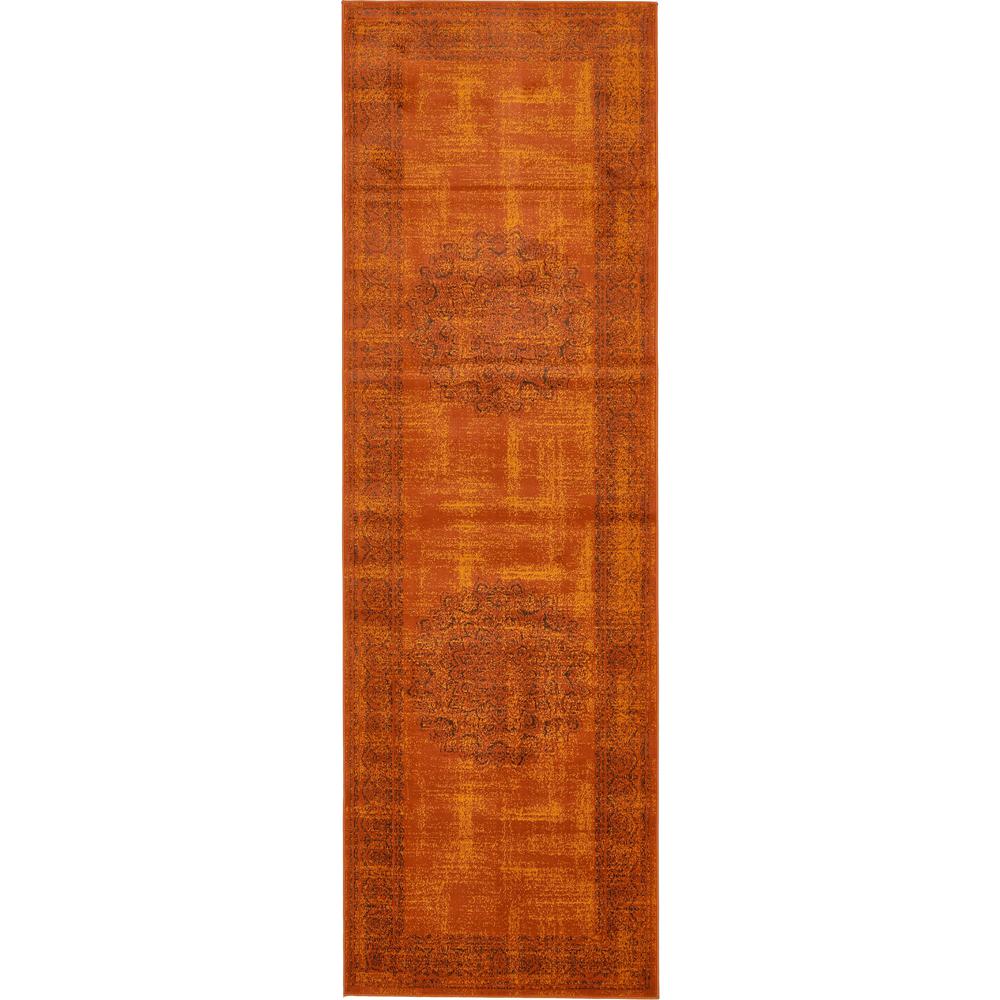Imperial Cypress Rug, Terracotta (3' 0 x 9' 10). Picture 5