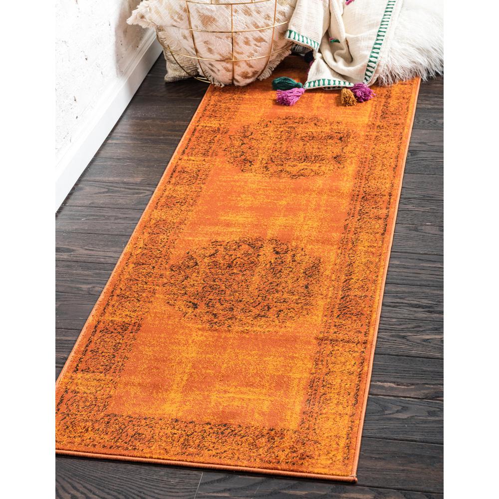Imperial Cypress Rug, Terracotta (2' 0 x 6' 0). Picture 2