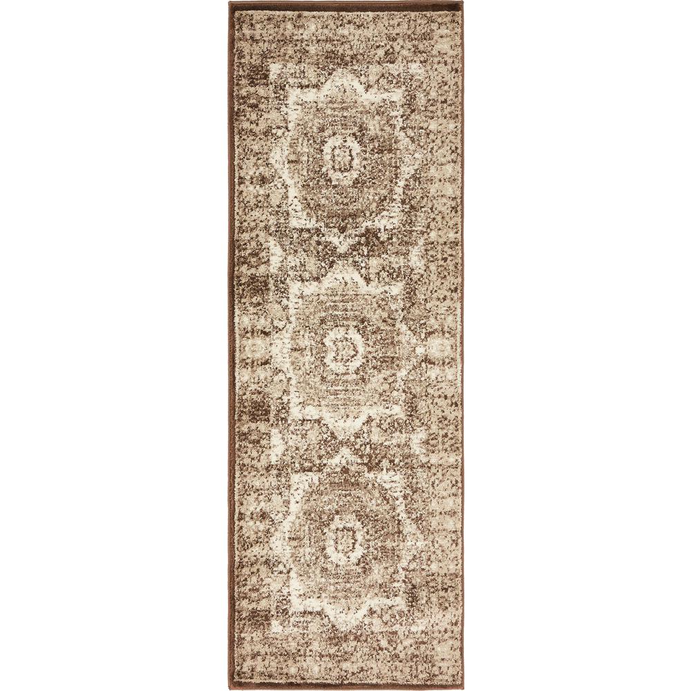 Imperial Lygos Rug, Chocolate Brown (2' 0 x 6' 0). Picture 4