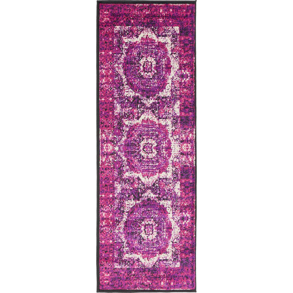 Imperial Lygos Rug, Fuchsia (2' 0 x 6' 0). Picture 2